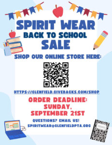 Spirit Wear Sale